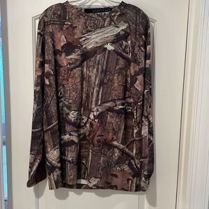 Starter Mossy Oak Camo Long Sleeve 2XL T-Shirt